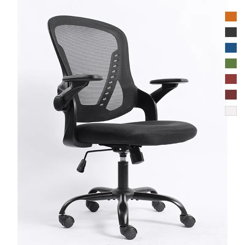 Factory Direct selling high quality ergonomic swivel chair black grid office chair