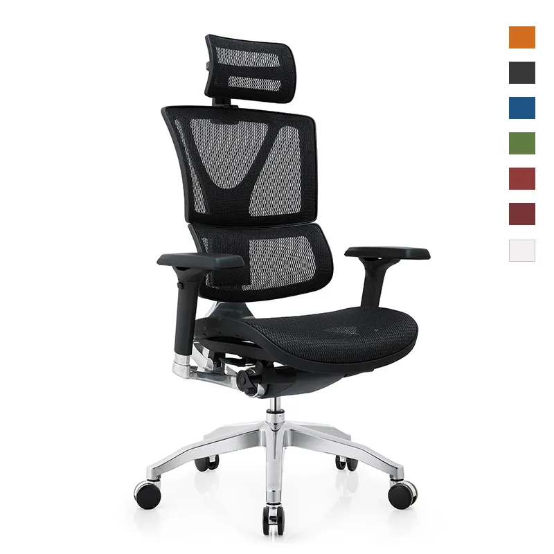 Free Sample Factory Manufacturer Custom Swivel Works Modern Boss Executive Design Mesh Swivel Ergonomic Gaming Office Chair