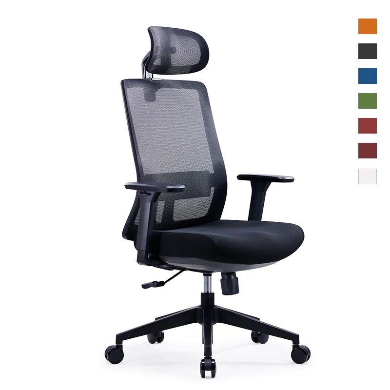 Ergonomic mesh Free sample cheap guest manager office chair Multifunctional wheel office chair