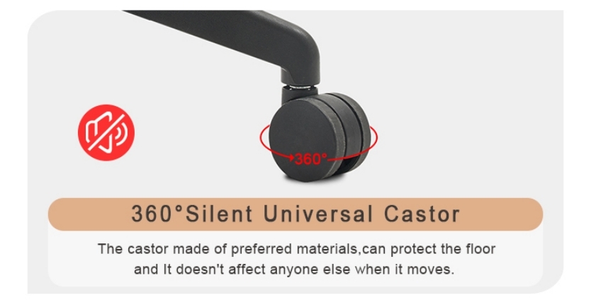 Ergonomic office chair steel tripod