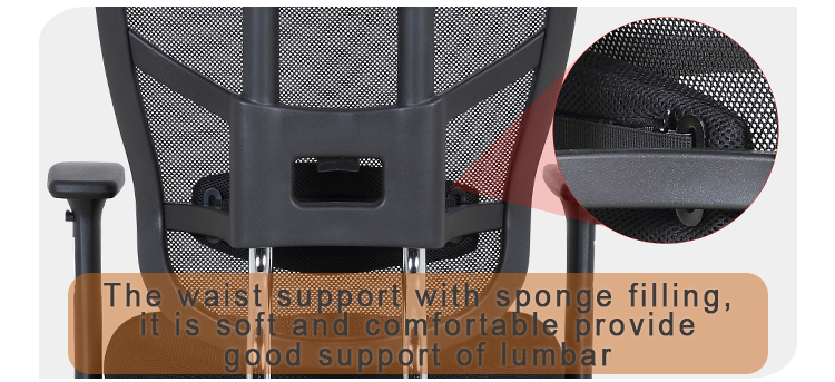 laining genuine leather ergonomic office chair